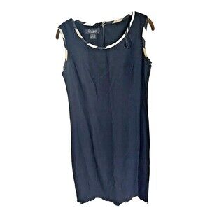 Vtg 80s 90s Gillian Little Black Dress Size 12 Business Party Cocktail